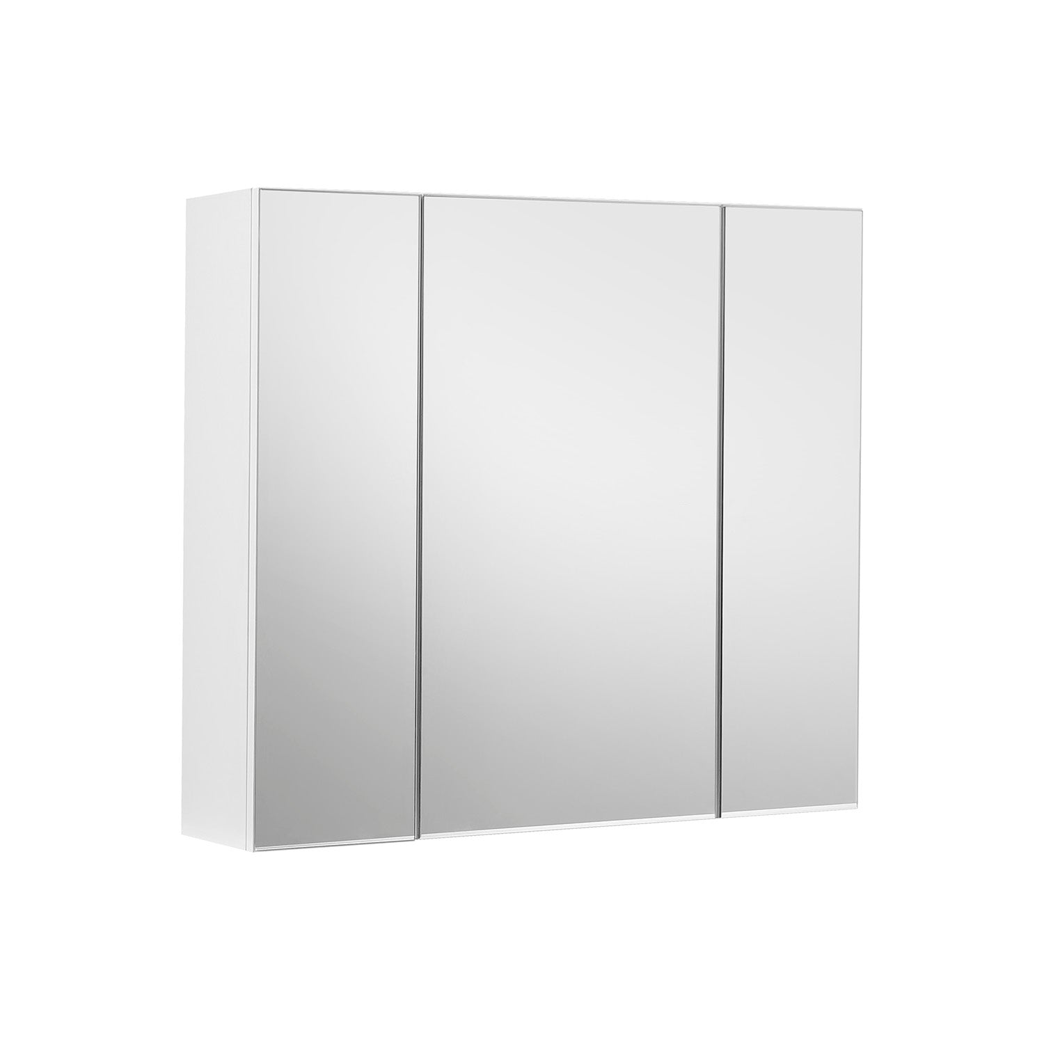 Placard avec miroir 3 portes blanc