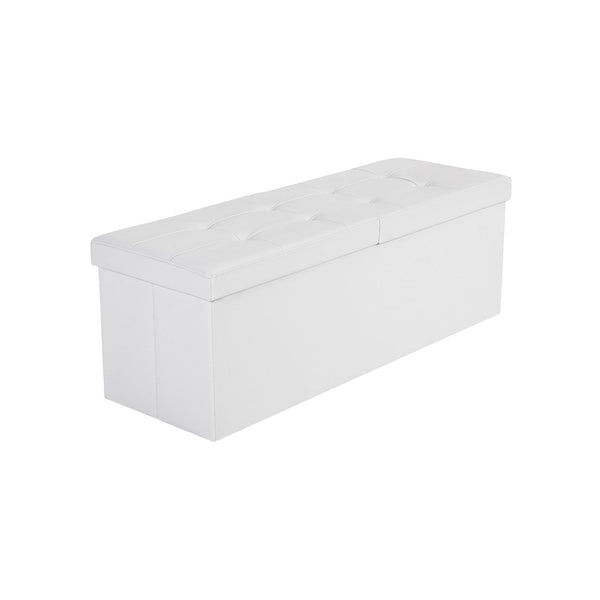 Banc de rangement 120L blanc