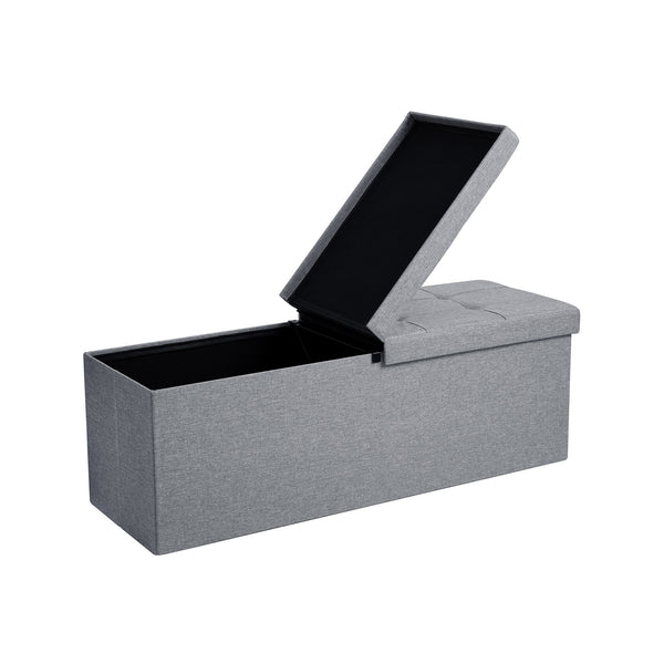 Banc de rangement 120L gris