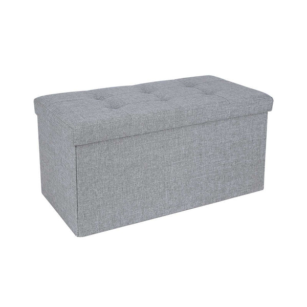 Banc de rangement 50L gris clair