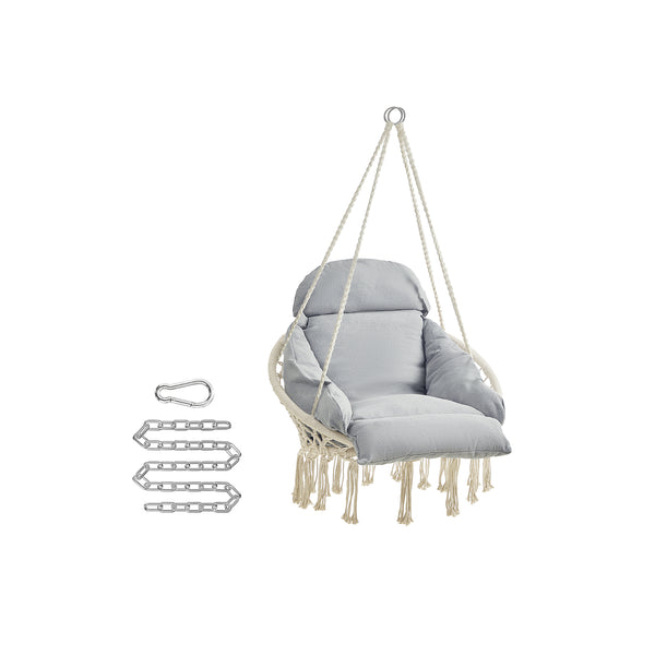 Chaise suspendue gris