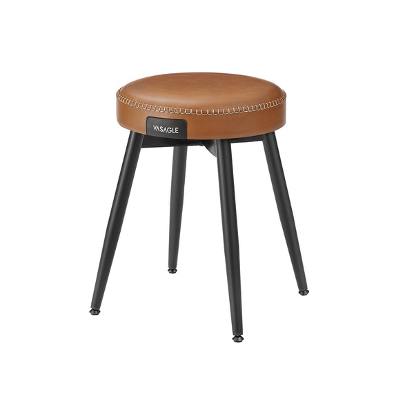 EKHO Tabouret de salle à manger moderne mi-siècle marron caramel