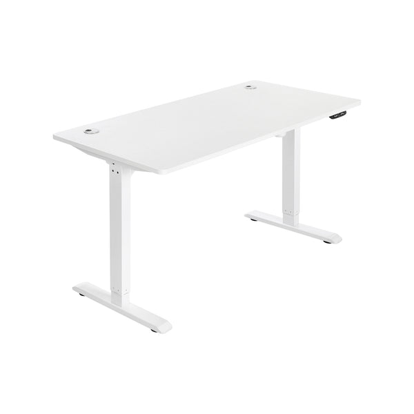 Bureau électrique 140 cm blanc