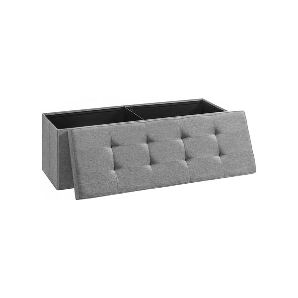 Banc de rangement 120L gris